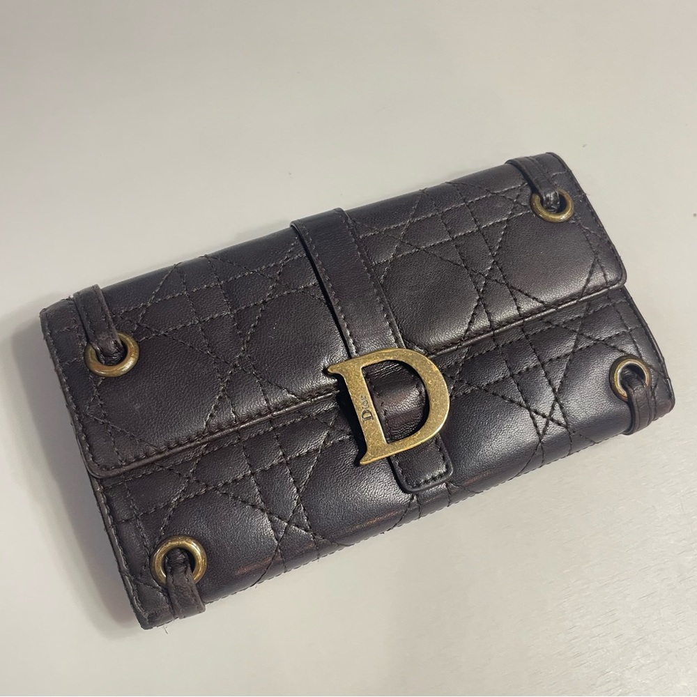 Dior cannage long wallet - Picture 8 of 11